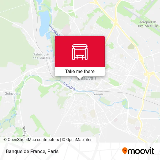 Banque de France map