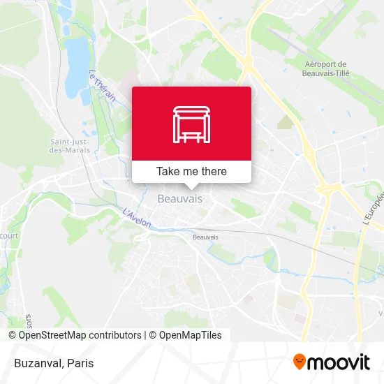 Buzanval map