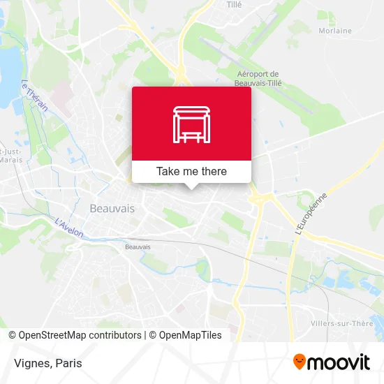Vignes map