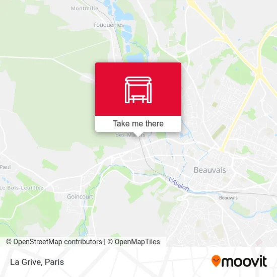 La Grive map