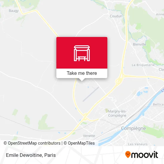 Mapa Emile Dewoitine