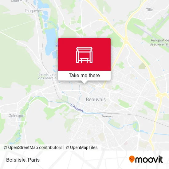 Boislisle map