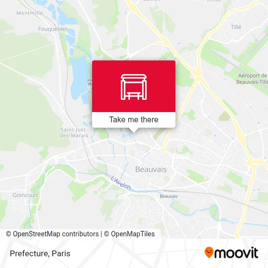 Préfecture map