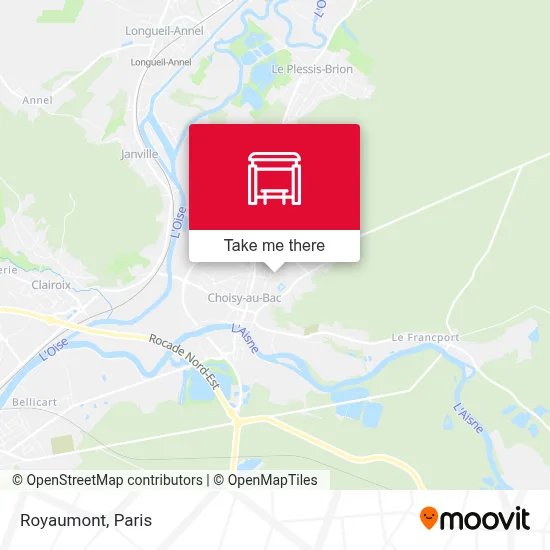 Royaumont map
