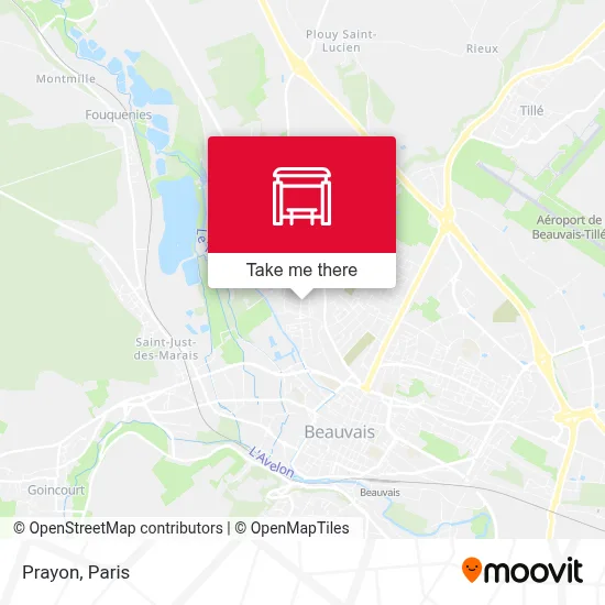 Prayon map