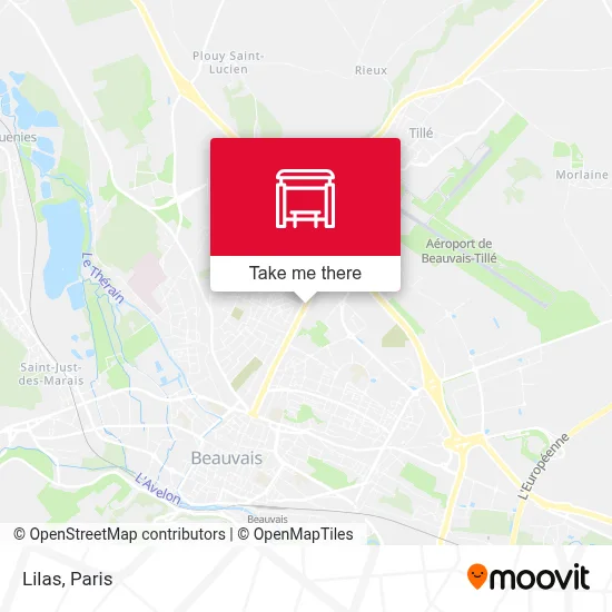 Lilas map