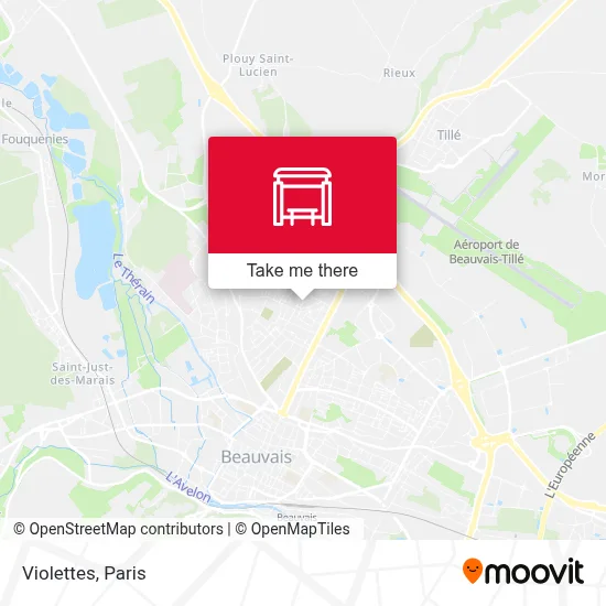 Violettes map