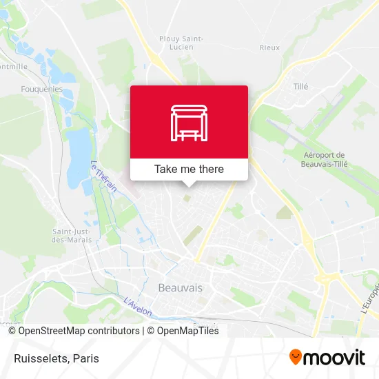 Ruisselets map