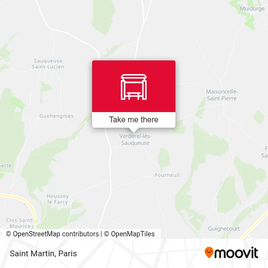 Saint Martin map
