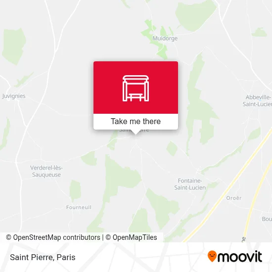Saint Pierre map