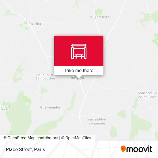 Mapa Rue de la Place