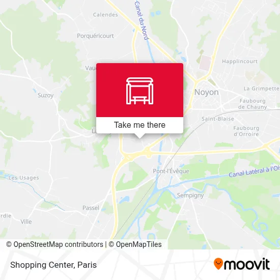 Centre Commercial map
