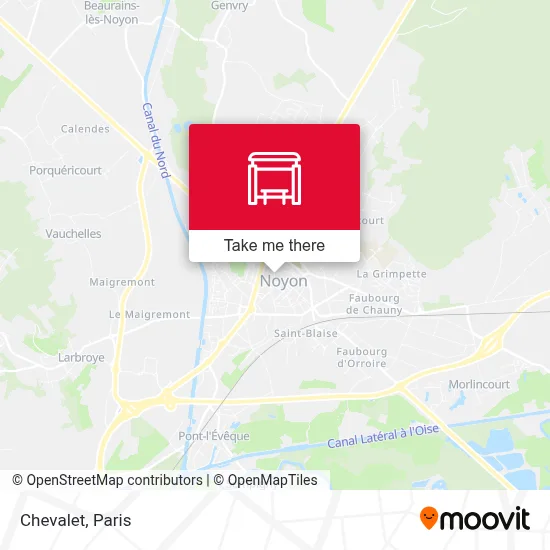Chevalet map