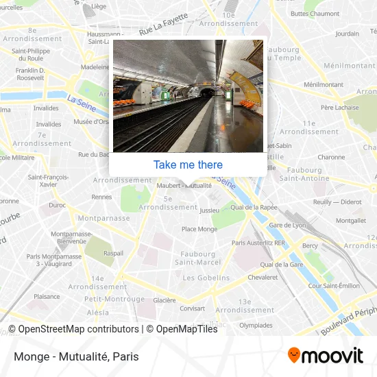 Monge - Mutualité map
