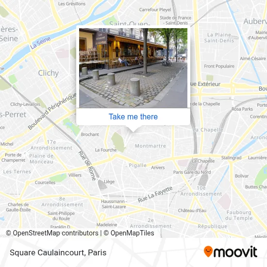Square Caulaincourt map