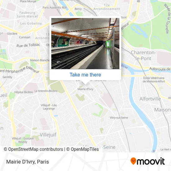 Mairie D'Ivry map