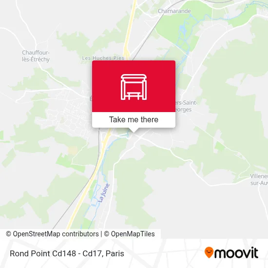 Rond Point Cd148 - Cd17 map