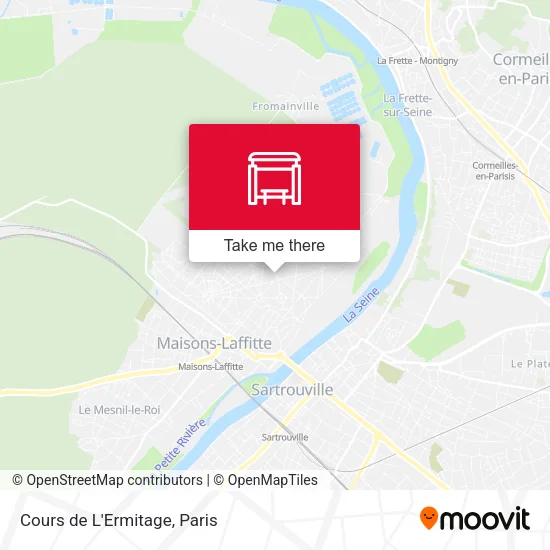Cours de L'Ermitage map