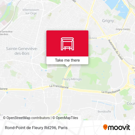 Rond-Point de Fleury Rd296 map