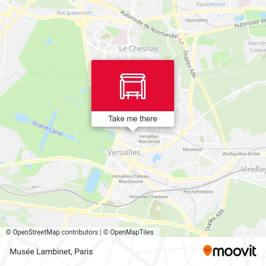 Musée Lambinet map
