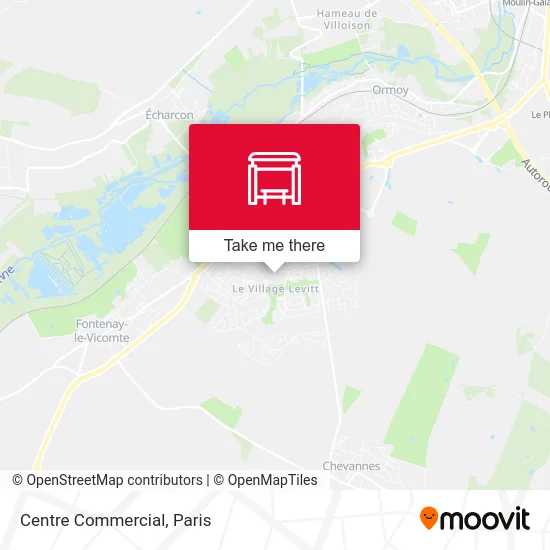 Centre Commercial map