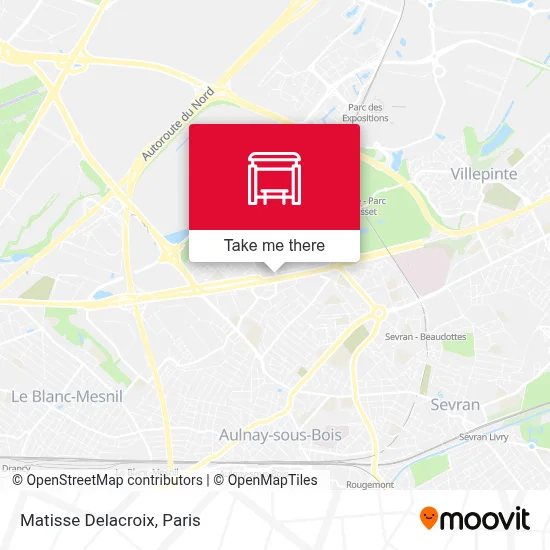 Matisse Delacroix map