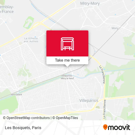 Les Bosquets map