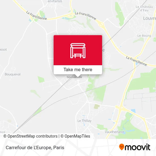 Carrefour de L'Europe map