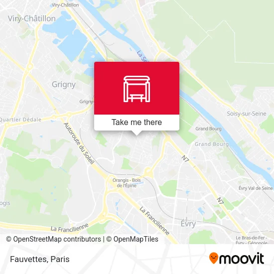 Fauvettes map