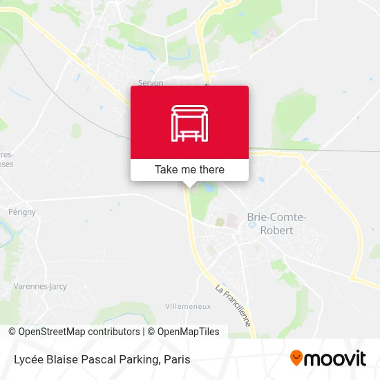 Lycée Blaise Pascal Parking map
