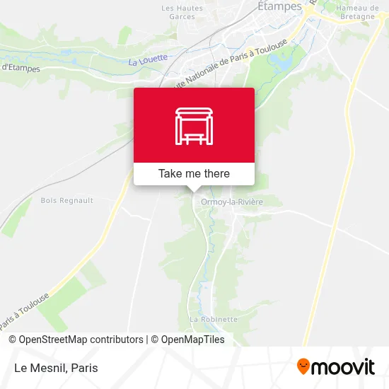 Le Mesnil map