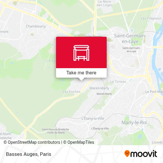 Basses Auges map