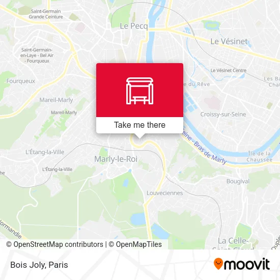 Bois Joly map