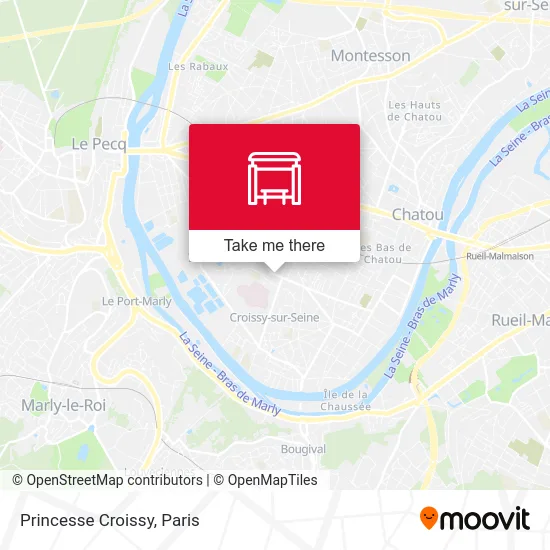 Princesse Croissy map