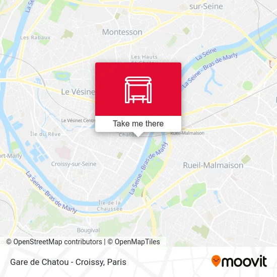 Gare de Chatou - Croissy map