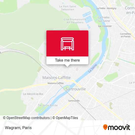 Wagram map