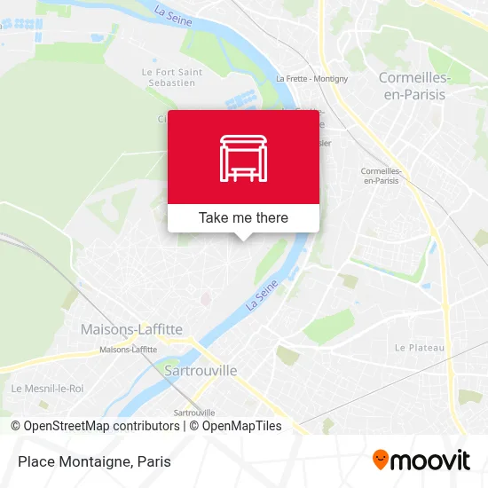 Place Montaigne map
