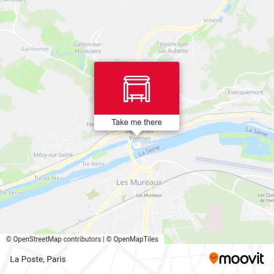 La Poste map