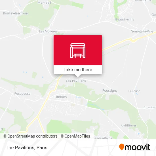 Les Pavillons map