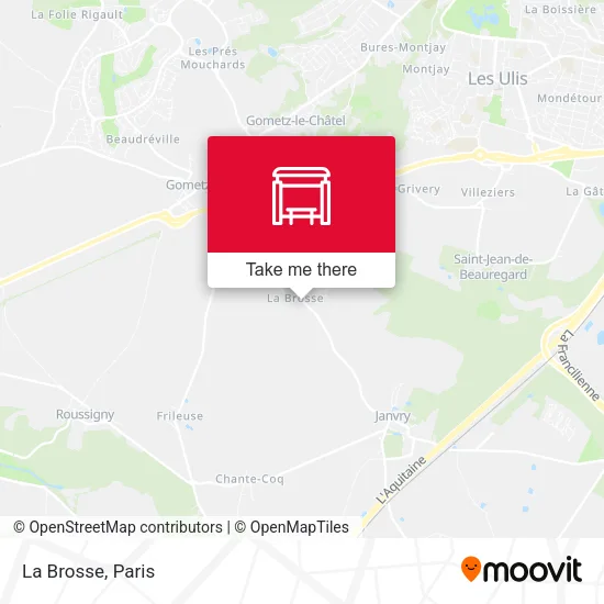 La Brosse map
