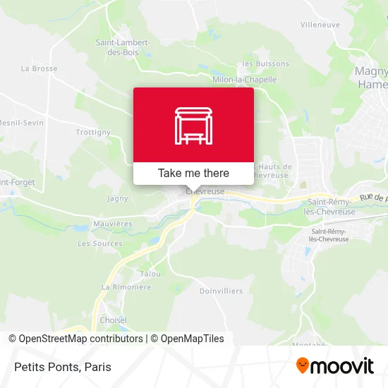 Petits Ponts map