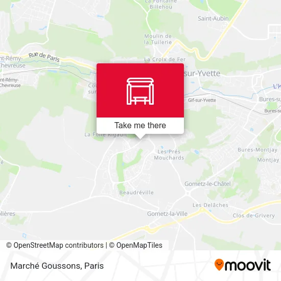 Marché Goussons map