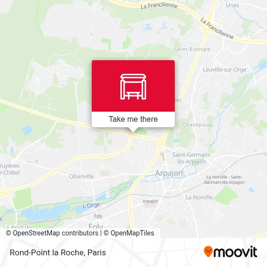 Mapa Rond-Point la Roche