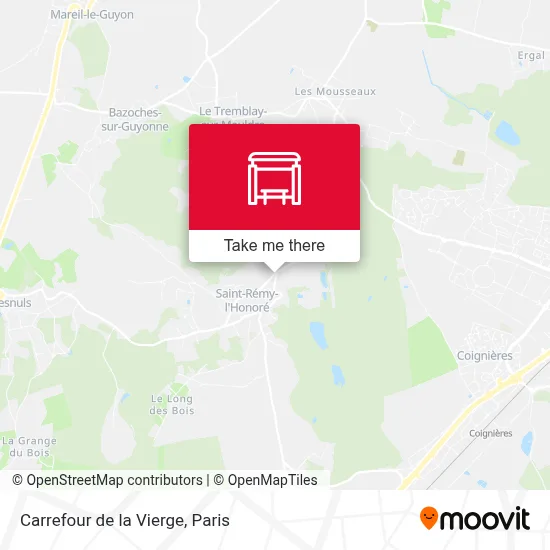Carrefour de la Vierge map