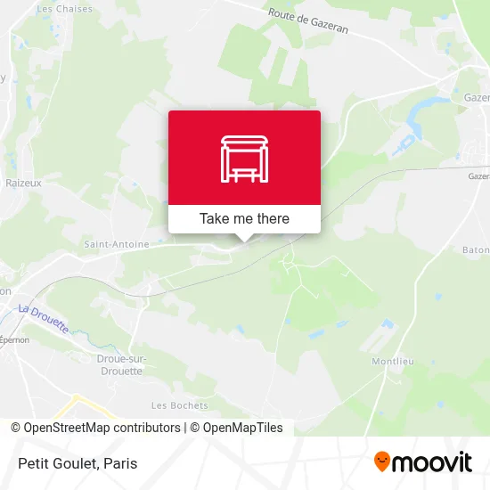 Petit Goulet map