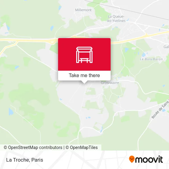 La Troche map