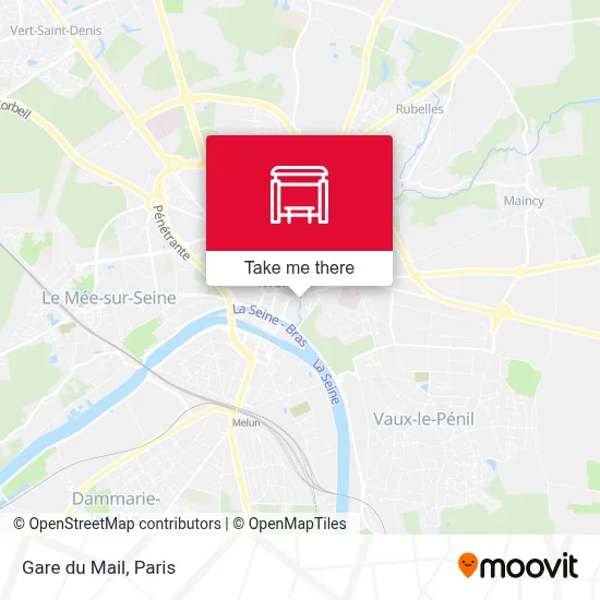 Gare du Mail map