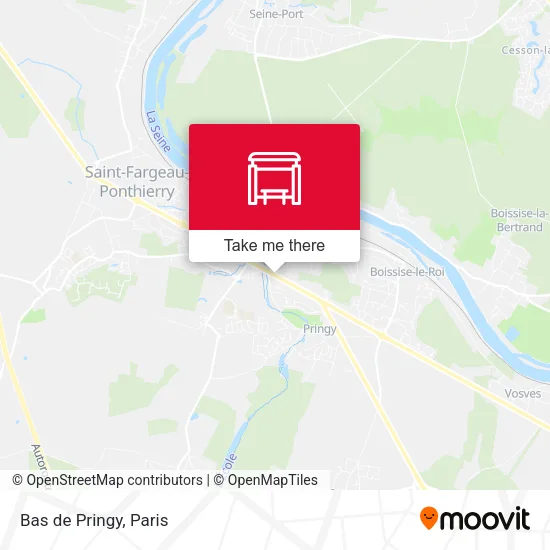 Bas de Pringy map