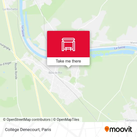 Collège Denecourt map