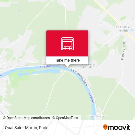 Quai Saint-Martin map